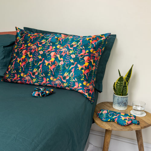 Lively Hummingbird MYRN Silk Sleep Set
